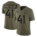 Parkc J.Jaguars #41 Josh Hines-Allen Player Olive 2025 Salute To Service Limited Game Stitched Jerseys