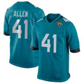 Parkc J.Jaguars #41 Josh Hines-Allen Player Teal Home Game Stitched Jerseys