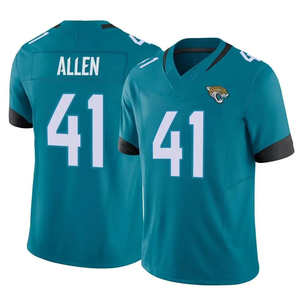 Parkc J.Jaguars #41 Josh Hines-Allen Player Teal Vapor F.U.S.E. Limited Home Game Stitched Jerseys