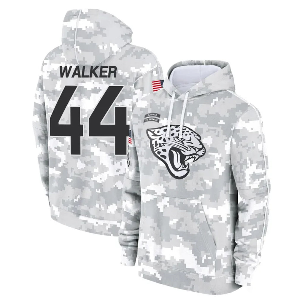 Parkc J.Jaguars #44 Travon Walker Player Arctic Camo Salute to Service Hoodies Limited Game Stitched Jerseys