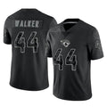 Parkc J.Jaguars #44 Travon Walker Player Black Reflective Limited Game Stitched Jerseys