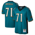 Parkc J.Jaguars #71 Tony Boselli Player Teal Mitchell & Ness Legacy Home Game Stitched Jerseys