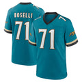 Parkc J.Jaguars #71 Tony Boselli Player Teal Prowler Throwback Limited Home Game Stitched Jerseys