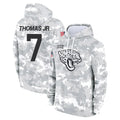 Parkc J.Jaguars #7 Brian Thomas Jr. Player Arctic Camo Salute to Service Hoodies Limited Game Stitched Jerseys