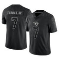 Parkc J.Jaguars #7 Brian Thomas Jr. Player Black Reflective Limited Game Stitched Jerseys
