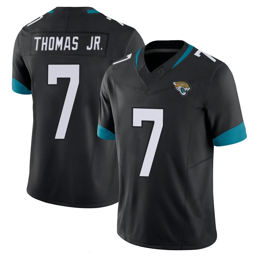 Parkc J.Jaguars #7 Brian Thomas Jr. Player Black Vapor F.U.S.E. Limited Home Game Stitched Jerseys