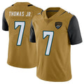 Parkc J.Jaguars #7 Brian Thomas Jr. Player Gold Vapor Limited Home Game Stitched Jerseys