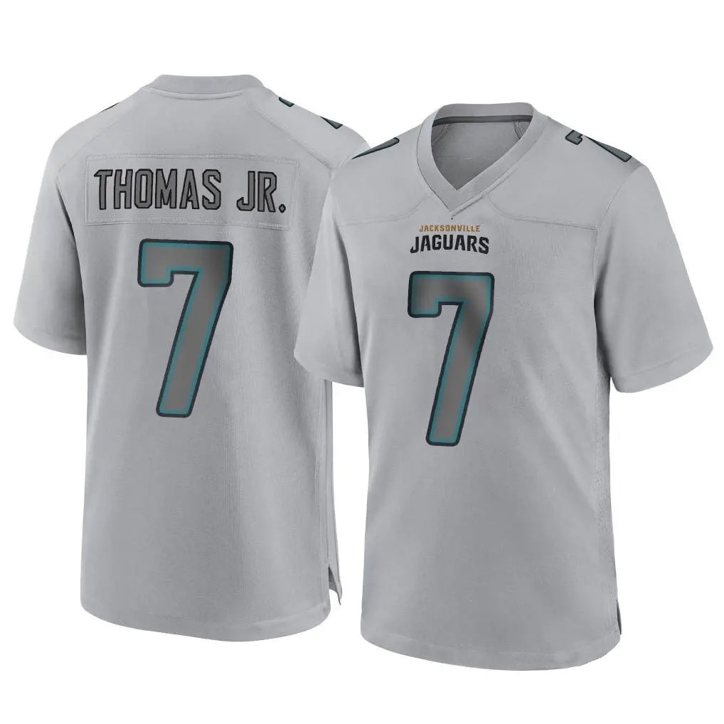 Parkc J.Jaguars #7 Brian Thomas Jr. Player Gray Atmosphere Fashion Home Game Stitched Jerseys