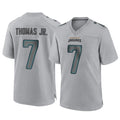 Parkc J.Jaguars #7 Brian Thomas Jr. Player Gray Atmosphere Fashion Home Game Stitched Jerseys