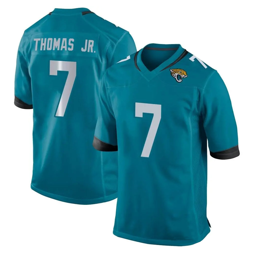 Parkc J.Jaguars #7 Brian Thomas Jr. Player Teal Home Game Stitched Jerseys