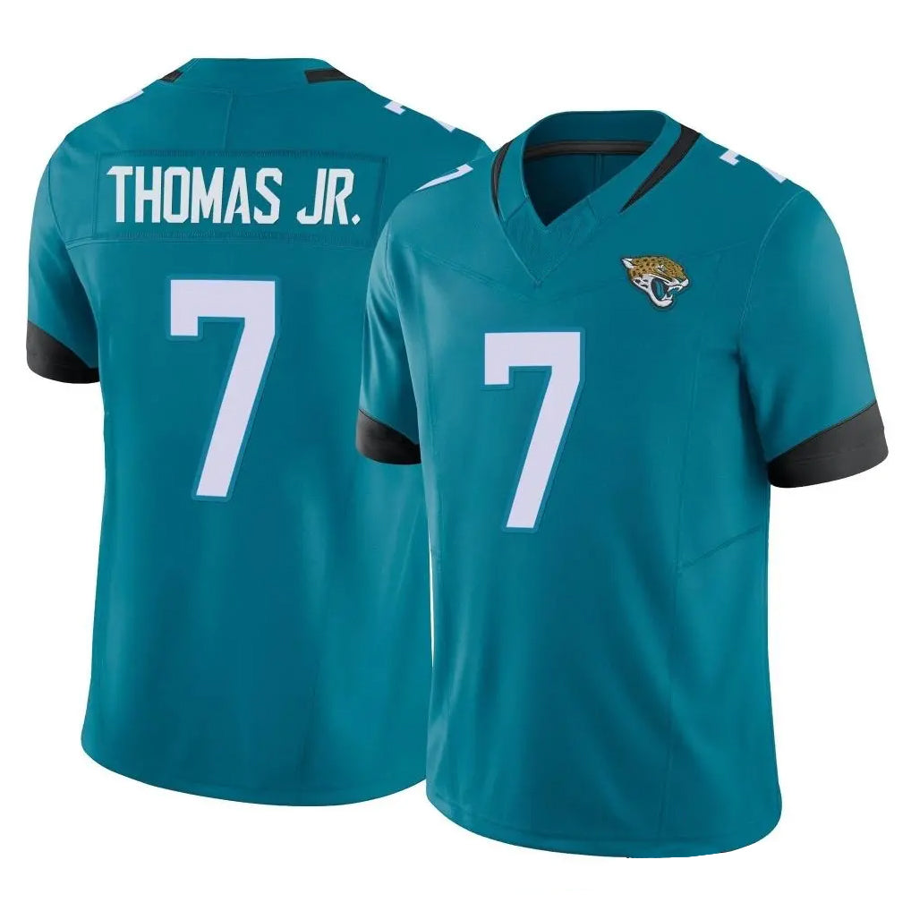Parkc J.Jaguars #7 Brian Thomas Jr. Player Teal Vapor F.U.S.E. Limited Home Game Stitched Jerseys