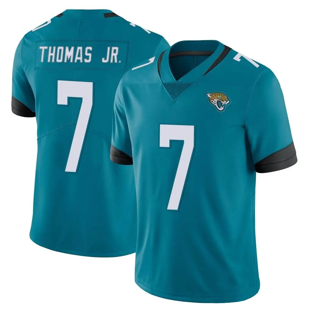Parkc J.Jaguars #7 Brian Thomas Jr. Player Teal Vapor Untouchable Limited Home Game Stitched Jerseys