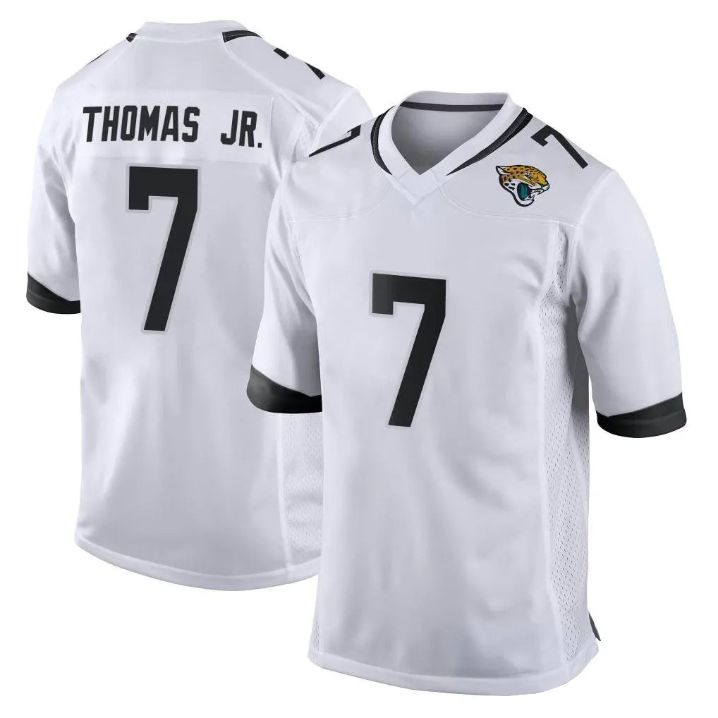 Parkc J.Jaguars #7 Brian Thomas Jr. Player White Home Game Stitched Jerseys
