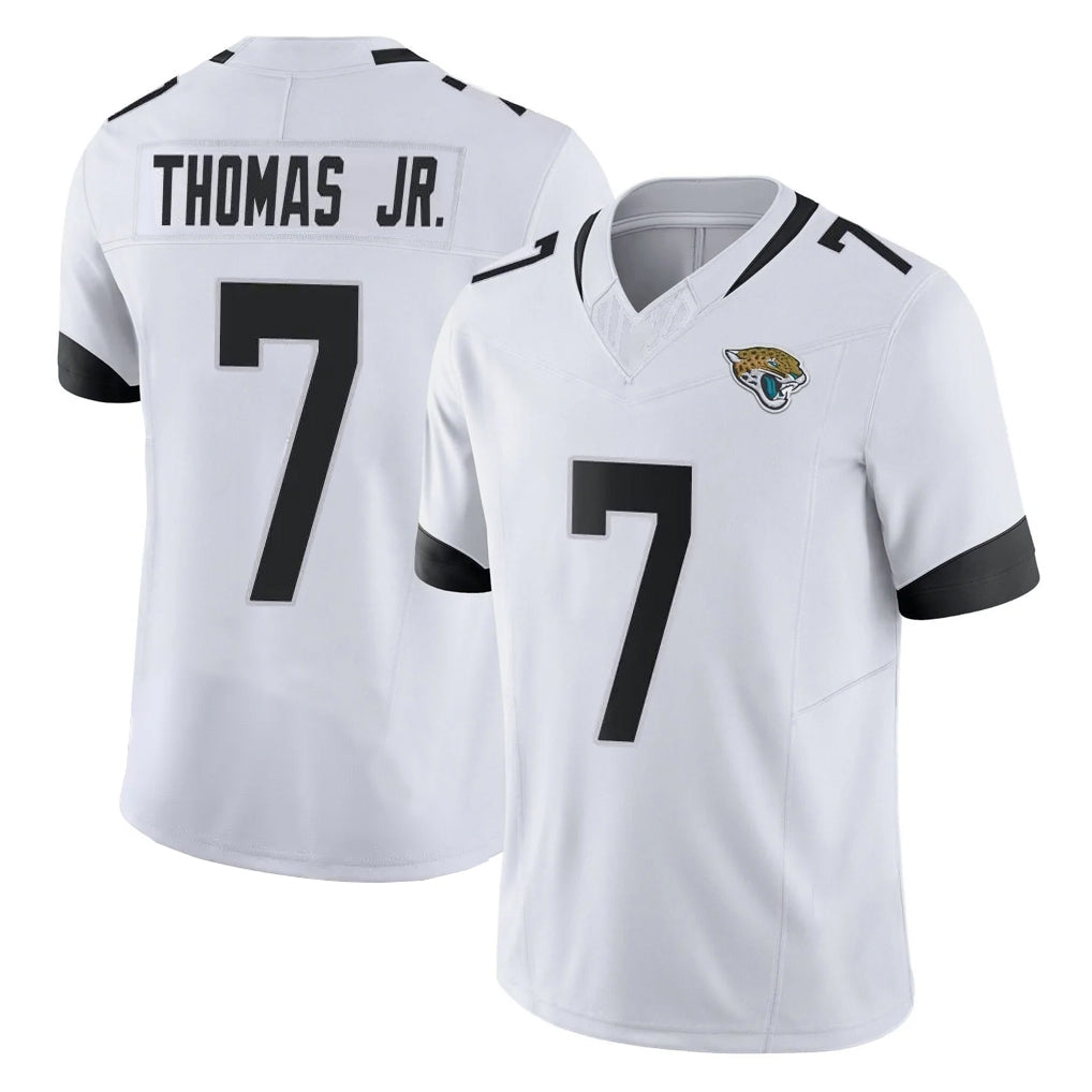 Parkc J.Jaguars #7 Brian Thomas Jr. Player White Vapor F.U.S.E. Limited Home Game Stitched Jerseys