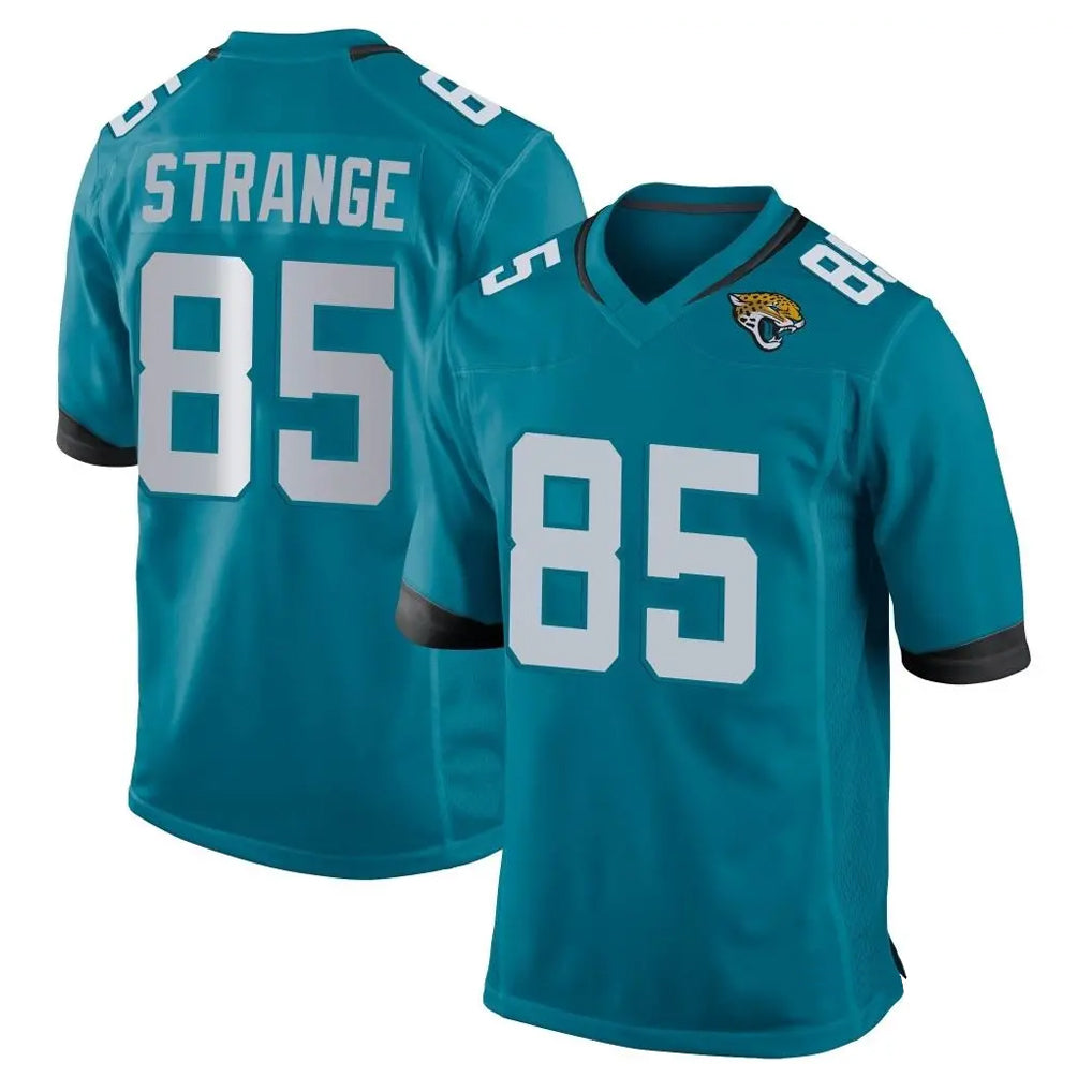 Parkc J.Jaguars #85 Brenton Strange Player Teal Home Game Stitched Jerseys
