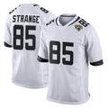Parkc J.Jaguars #85 Brenton Strange Player White Home Game Stitched Jerseys