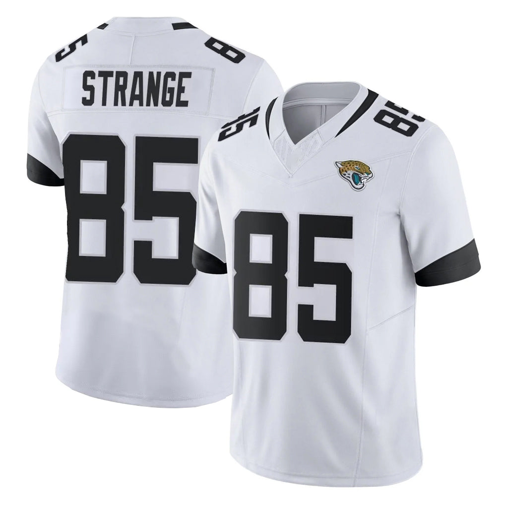 Parkc J.Jaguars #85 Brenton Strange Player White Vapor F.U.S.E. Limited Home Game Stitched Jerseys