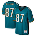 Parkc J.Jaguars #87 Keenan McCardell Player Teal Mitchell & Ness Legacy Home Game Stitched Jerseys