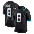 Parkc J.Jaguars #8 Mark Brunell Player Black Home Game Stitched Jerseys