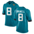 Parkc J.Jaguars #8 Mark Brunell Player Teal Home Game Stitched Jerseys