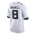 Parkc J.Jaguars #8 Mark Brunell Player White Home Game Stitched Jerseys