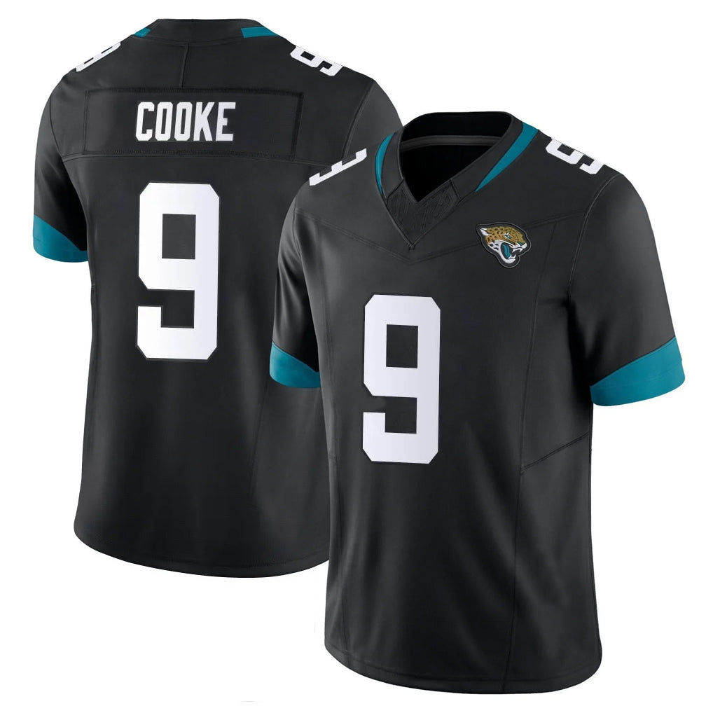 Parkc J.Jaguars #9 Logan Cooke Player Black Vapor Untouchable Limited Home Game Stitched Jerseys