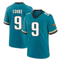 Parkc J.Jaguars #9 Logan Cooke Player Teal Prowler Throwback Limited Home Game Stitched Jerseys