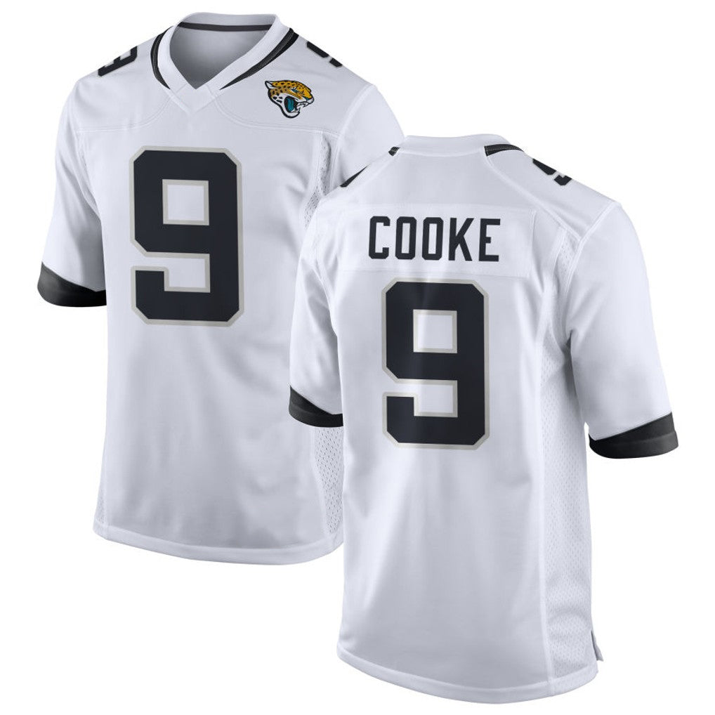 Parkc J.Jaguars #9 Logan Cooke Player White Home Game Stitched Jerseys