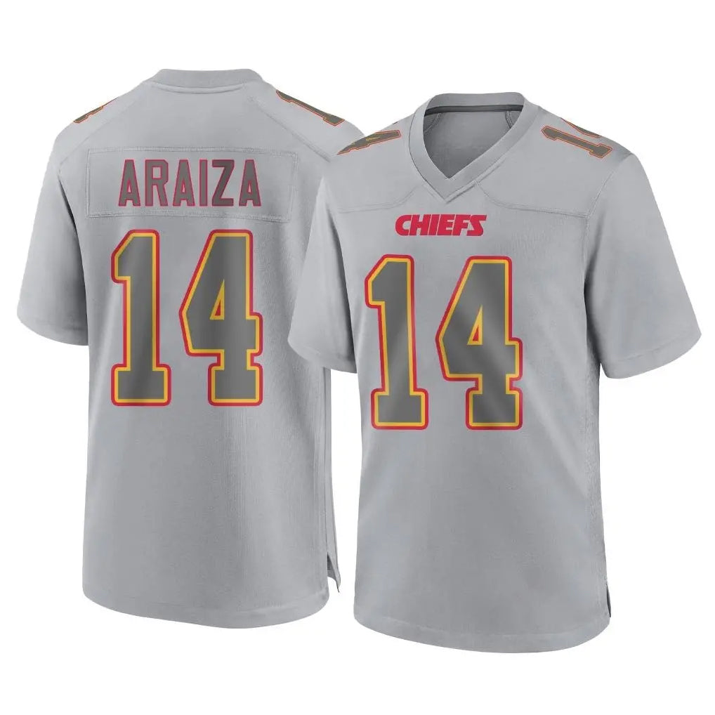 Parkc KC.Chiefs #14 Matt Araiza Player Gray Atmosphere Fashion Game Stitched Jerseys