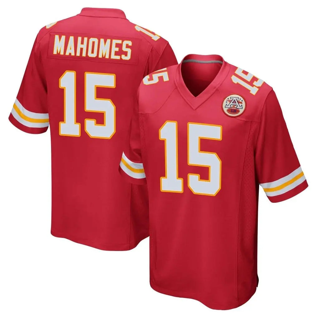 Parkc KC.Chiefs #15 Patrick Mahomes Player Red Home Game Stitched Jerseys