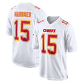 Parkc KC.Chiefs #15 Patrick Mahomes Player White Atmosphere Fashion Game Stitched Jerseys