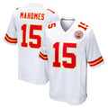 Parkc KC.Chiefs #15 Patrick Mahomes Player White Home Game Stitched Jerseys