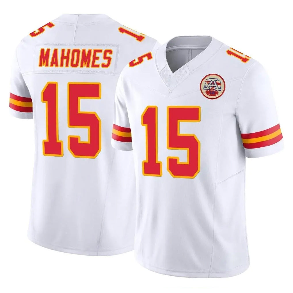Parkc KC.Chiefs #15 Patrick Mahomes Player White Limited Vapor F.U.S.E. Home Game Stitched Jerseys
