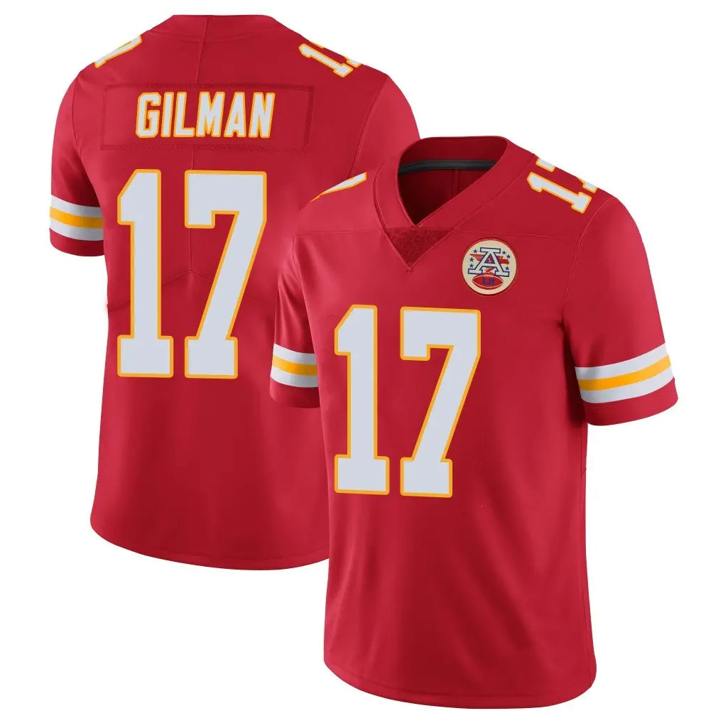 Parkc KC.Chiefs #17 Alohi Gilman Player Red Limited Vapor Untouchable Home Game Stitched Jerseys