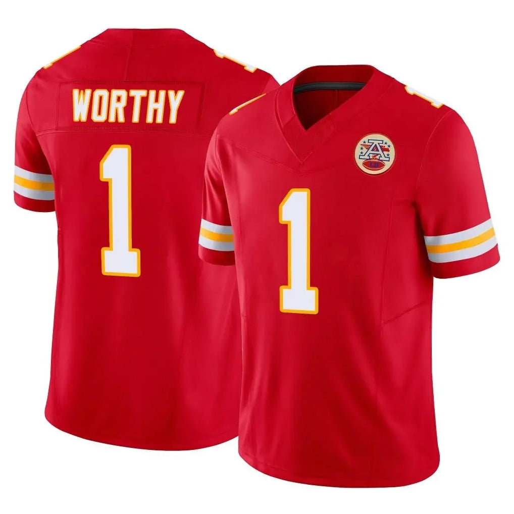 Parkc KC.Chiefs #1 Xavier Worthy Player Red Limited Vapor F.U.S.E. Home Game Stitched Jerseys