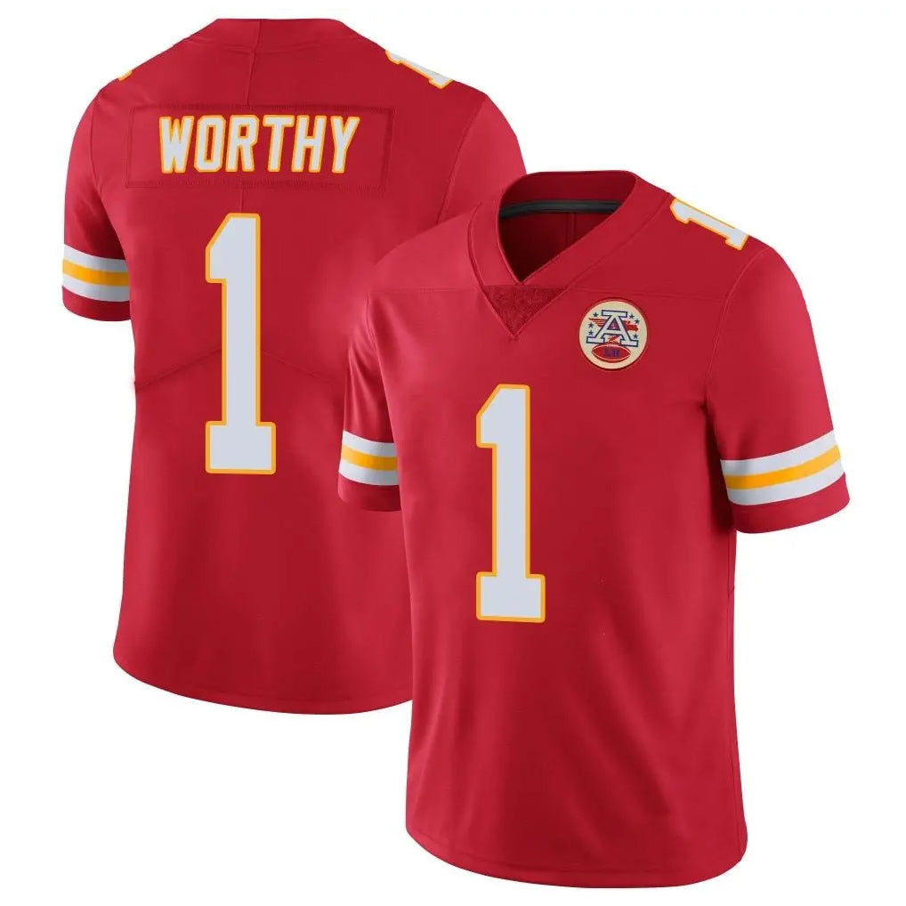 Parkc KC.Chiefs #1 Xavier Worthy Player Red Limited Vapor Untouchable Home Game Stitched Jerseys