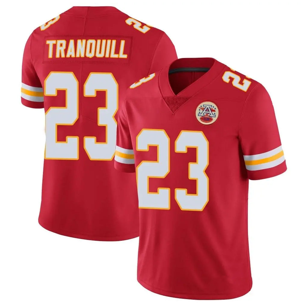 Parkc KC.Chiefs #23 Drue Tranquill Player Red Limited Vapor Untouchable Home Game Stitched Jerseys