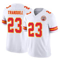 Parkc KC.Chiefs #23 Drue Tranquill Player White Limited Vapor F.U.S.E. Home Game Stitched Jerseys