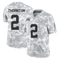 Parkc KC.Chiefs #2 Tyquan Thornton Player Arctic Camo Salute To Service Limited Game Stitched Jerseys
