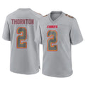 Parkc KC.Chiefs #2 Tyquan Thornton Player Gray Atmosphere Fashion Game Stitched Jerseys