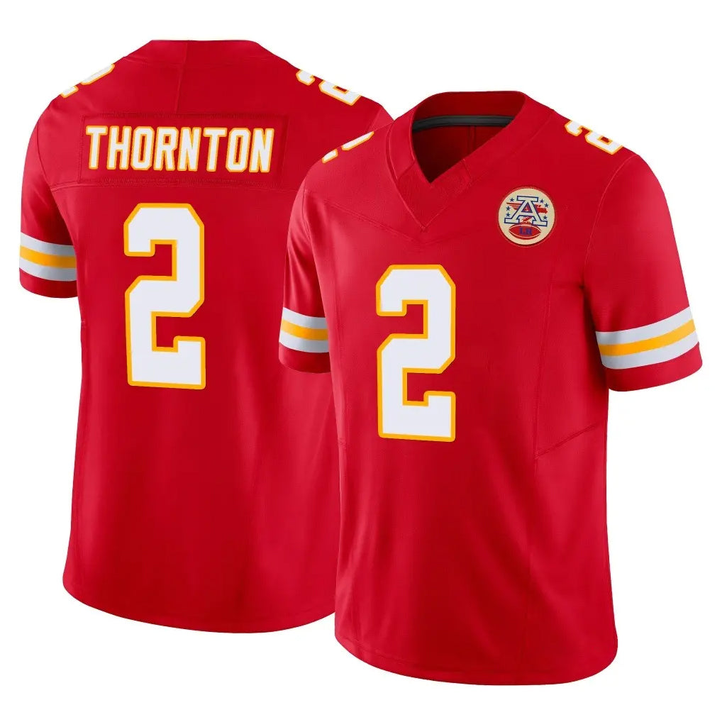 Parkc KC.Chiefs #2 Tyquan Thornton Player Red Limited Vapor F.U.S.E. Home Game Stitched Jerseys