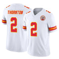 Parkc KC.Chiefs #2 Tyquan Thornton Player White Limited Vapor F.U.S.E. Home Game Stitched Jerseys