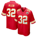 Parkc KC.Chiefs #32 Marcus Allen Player Red Home Game Stitched Jerseys