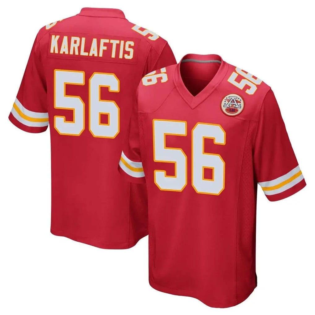Parkc KC.Chiefs #56 George Karlaftis Player Red Home Game Stitched Jerseys