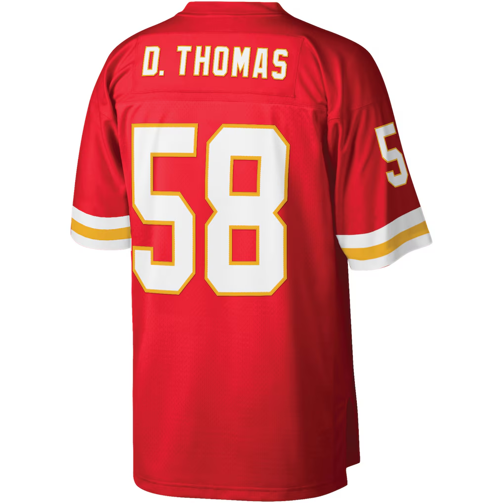 Parkc KC.Chiefs #58 Derrick Thomas Mitchell & Ness Red Legacy Replica Jersey