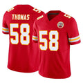 Parkc KC.Chiefs #58 Derrick Thomas Player Red Limited Vapor F.U.S.E. Home Game Stitched Jerseys