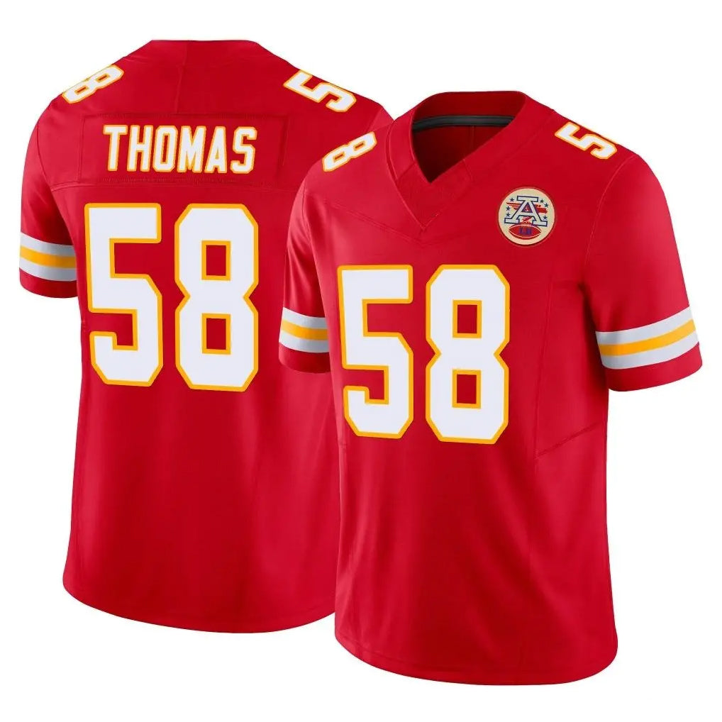 Parkc KC.Chiefs #58 Derrick Thomas Player Red Limited Vapor F.U.S.E. Home Game Stitched Jerseys