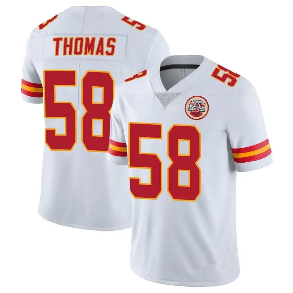 Parkc KC.Chiefs #58 Derrick Thomas Player White Limited Vapor Untouchable Home Game Stitched Jerseys
