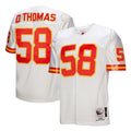 Parkc KC.Chiefs #58 Derrick Thomas Player White Mitchell & Ness 1994 Throwback Retired Stitched Jerseys