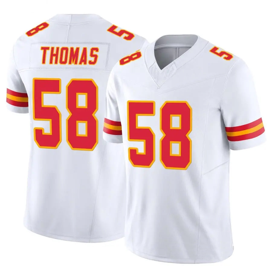 Parkc KC.Chiefs #58 Derrick Thomas Player White Vapor F.U.S.E. Limited Stitched Jerseys